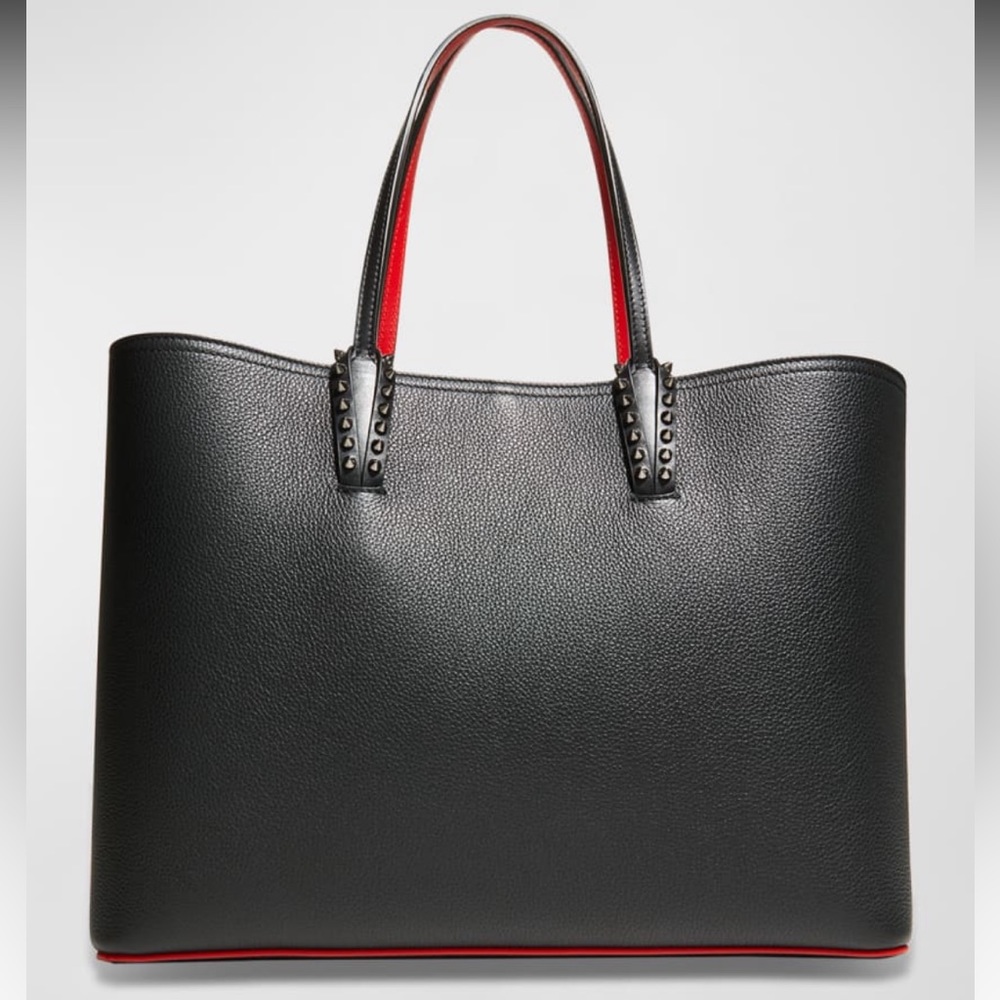 Christian Louboutin east-west tote bag in grained leather